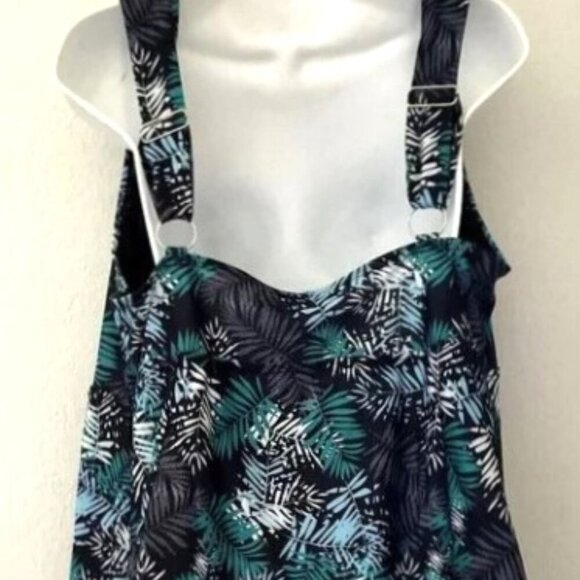 NEW TROPICAL PLUS TANKINI SWIMSUIT TOP - Picture 6 of 9